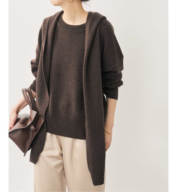 Spick and Span「《予約》ウールカシミヤフーディーストール」|ストール|