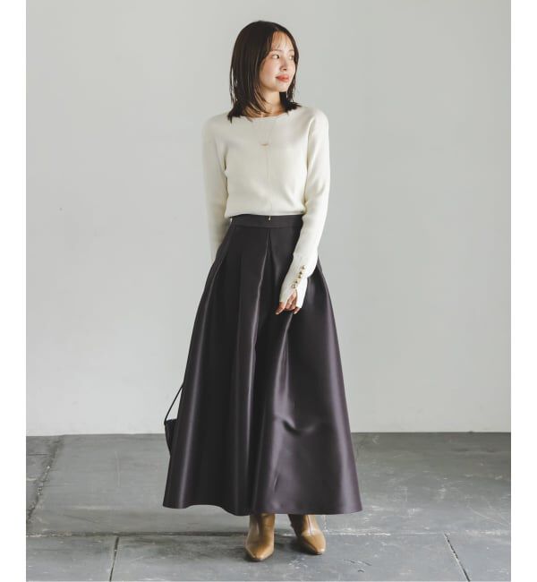 NOBLE「《WEB＆日本橋店限定・追加予約》ボタンディテールタイトリブニット」|ニット・セーター|