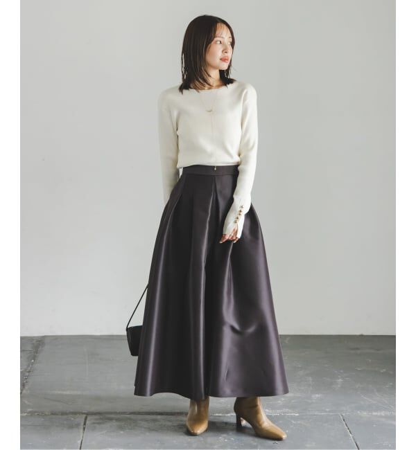 NOBLE「《WEB＆日本橋店限定・追加予約》ボタンディテールタイトリブニット」|ニット・セーター|