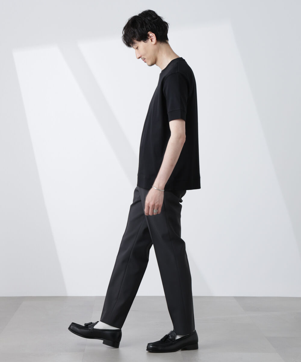 NANO universe「[FORMAL JERSEY]クルーネックカットソー半袖」|Tシャツ・カットソー|