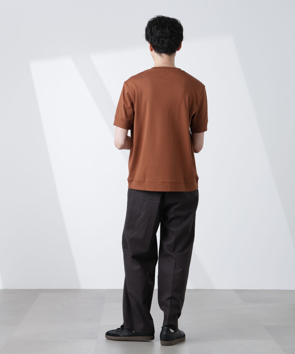 NANO universe「[FORMAL JERSEY]クルーネックカットソー半袖」|Tシャツ・カットソー|