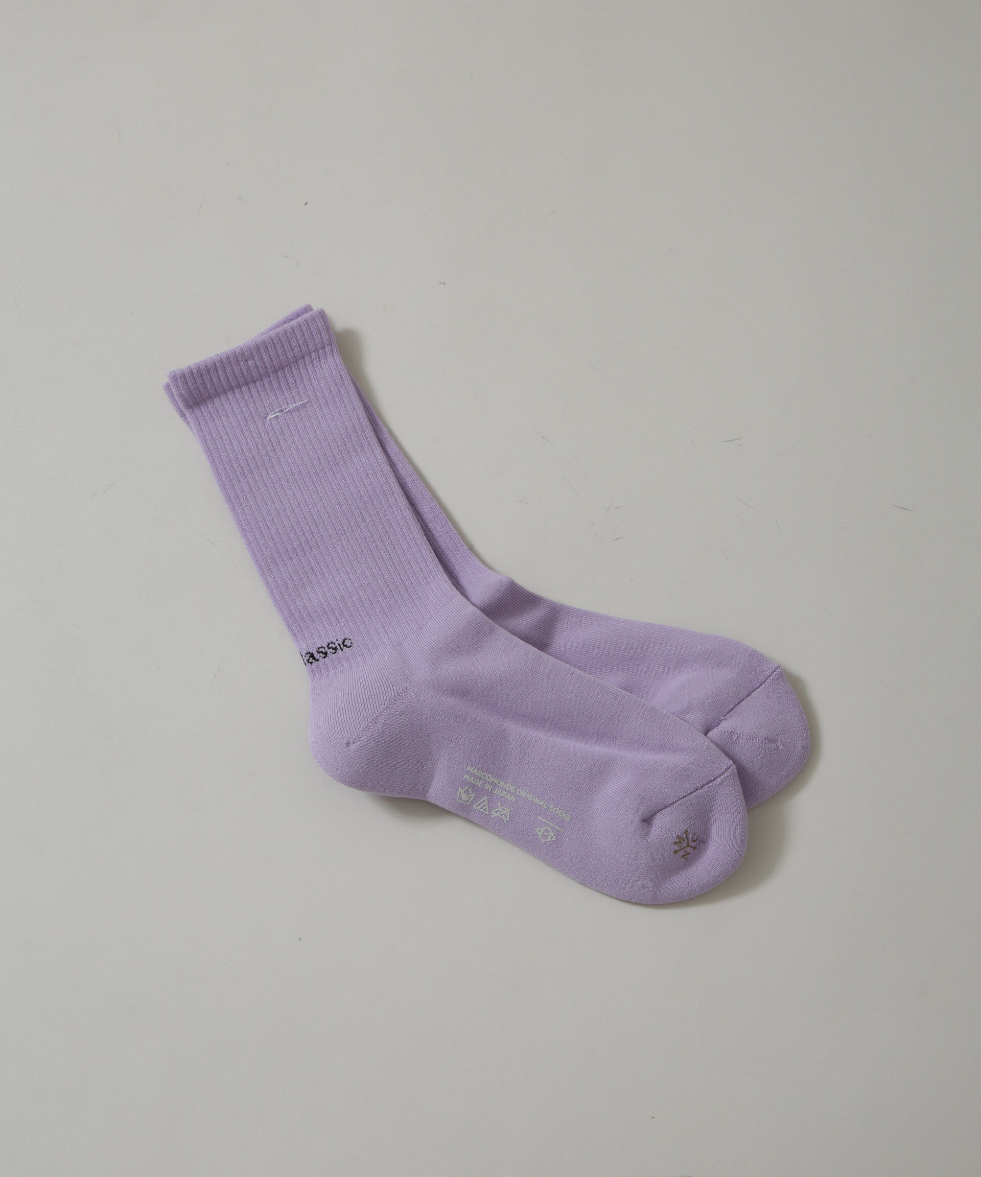 nano･universe「MARCOMONDE/sporty pile socks 23」|ソックス|ラベンダー3