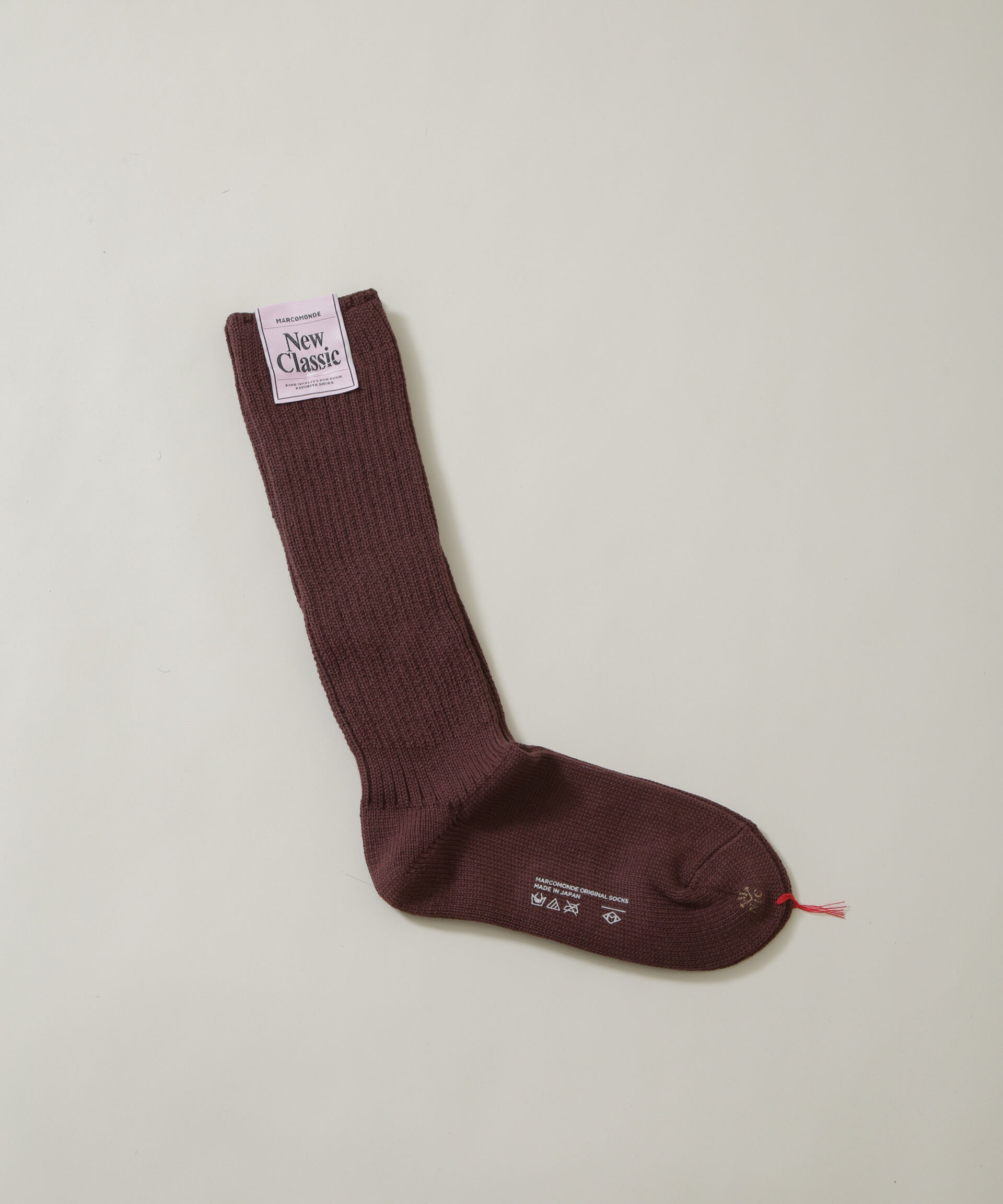 NANO universe「MARCOMONDE/cotton loose socks」|ソックス|D.ブラウン2