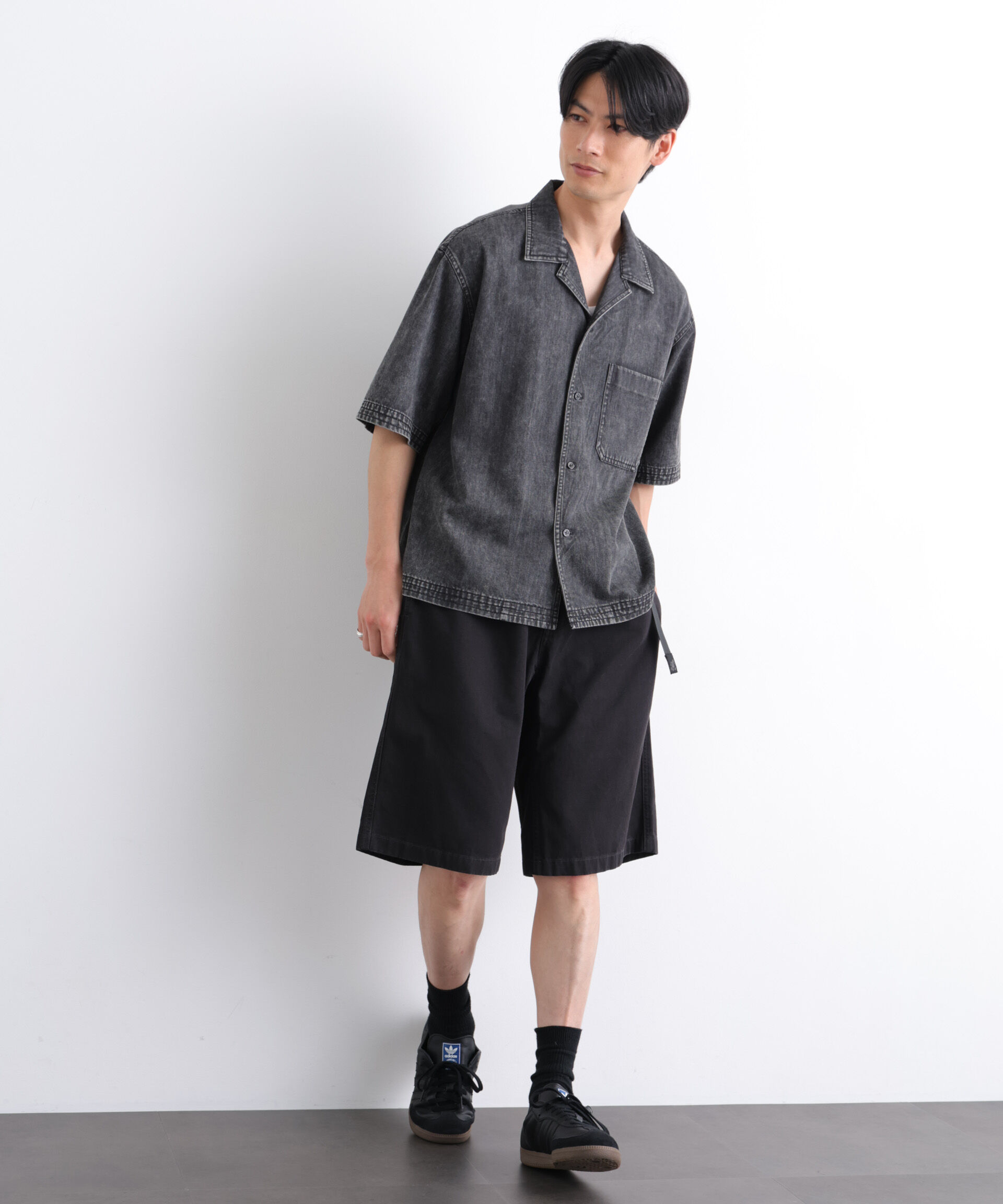NANO universe「Gramicci/別注 Archive Big Shorts」|チノ|
