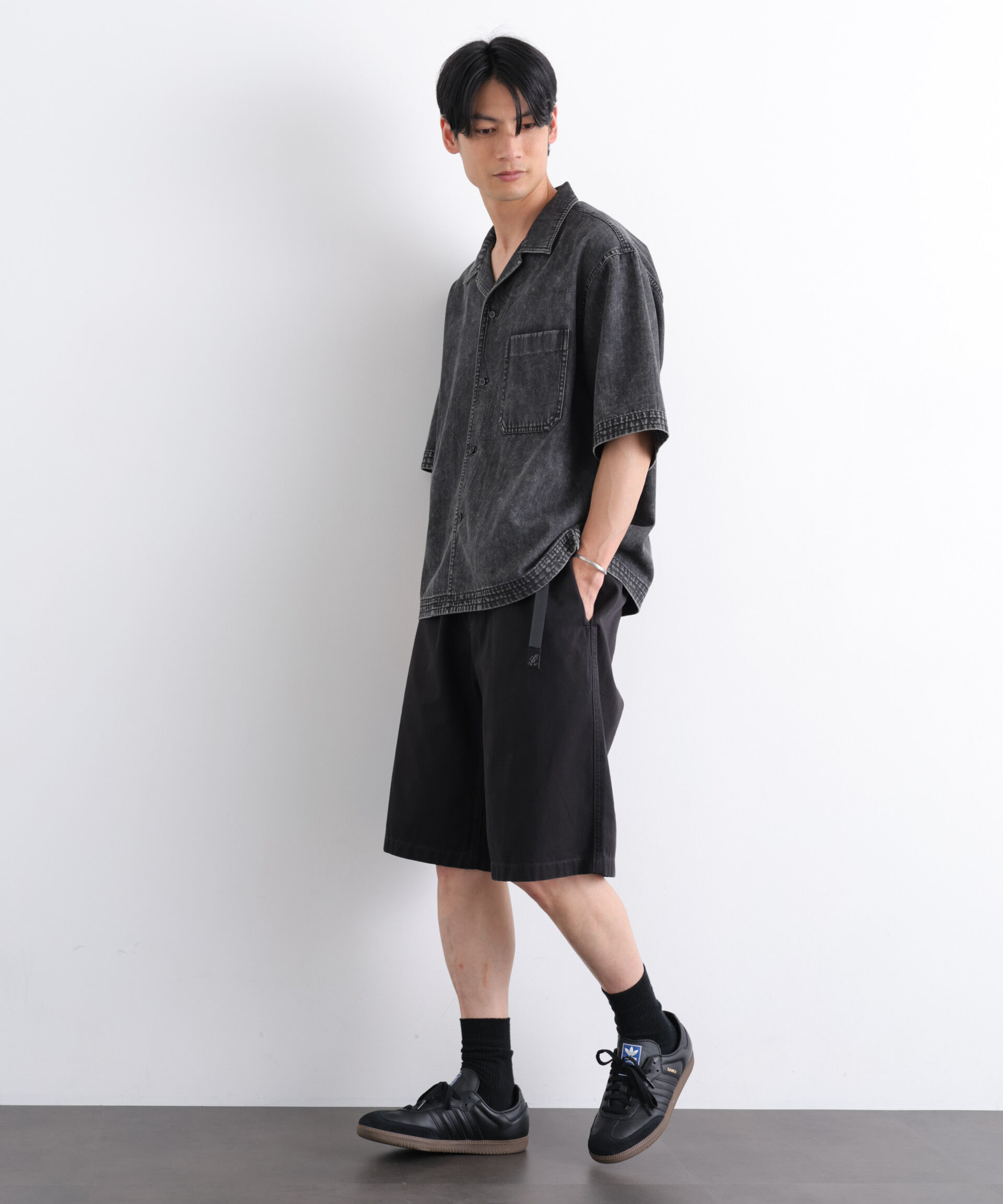 NANO universe「Gramicci/別注 Archive Big Shorts」|チノ|