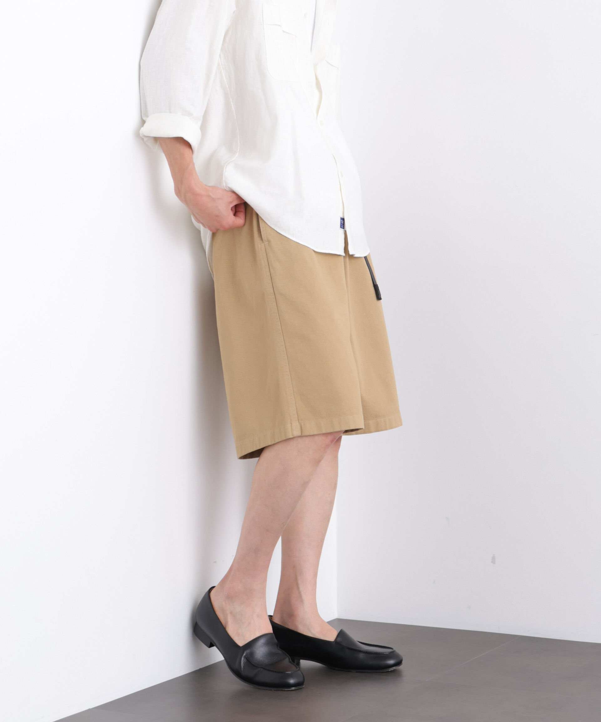 NANO universe「Gramicci/別注 Archive Big Shorts」|チノ|ベージュ