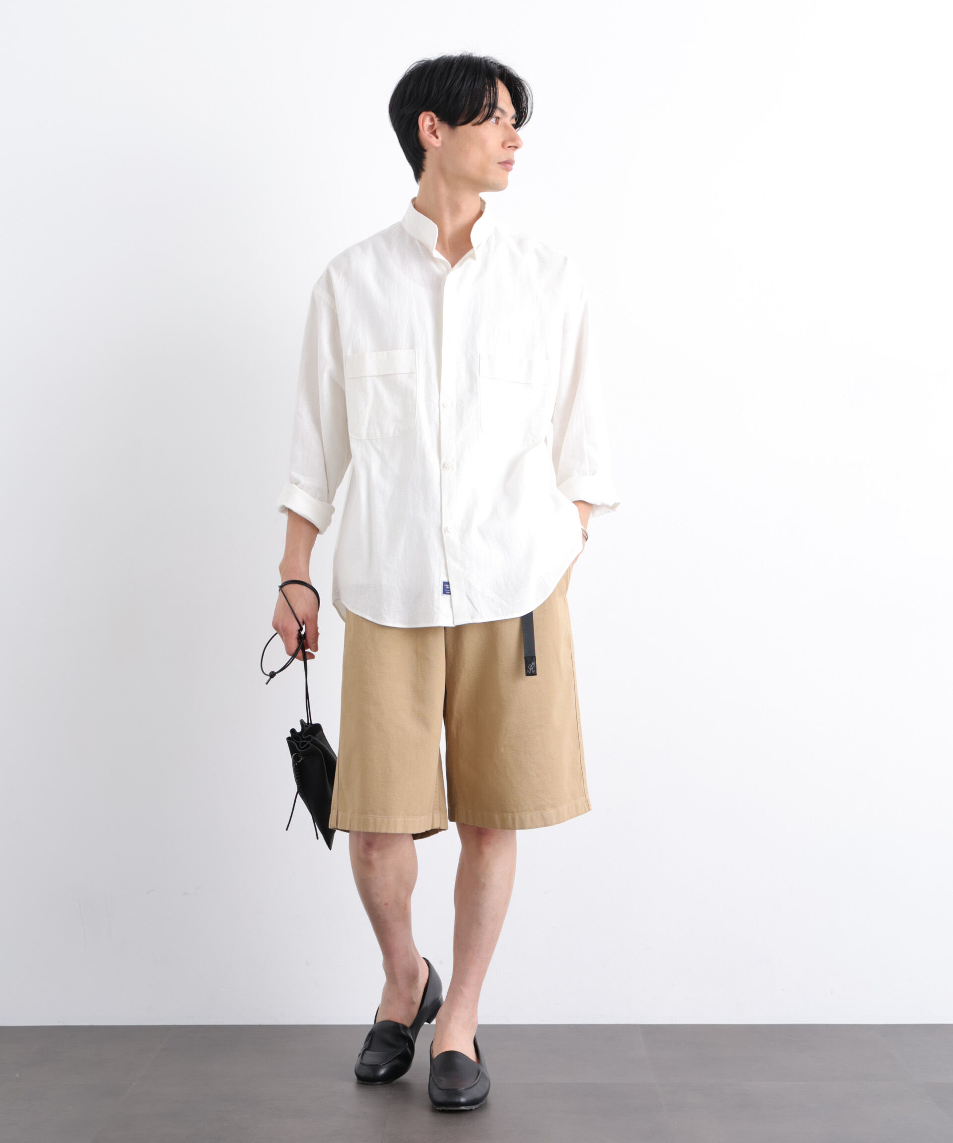 NANO universe「Gramicci/別注 Archive Big Shorts」|チノ|