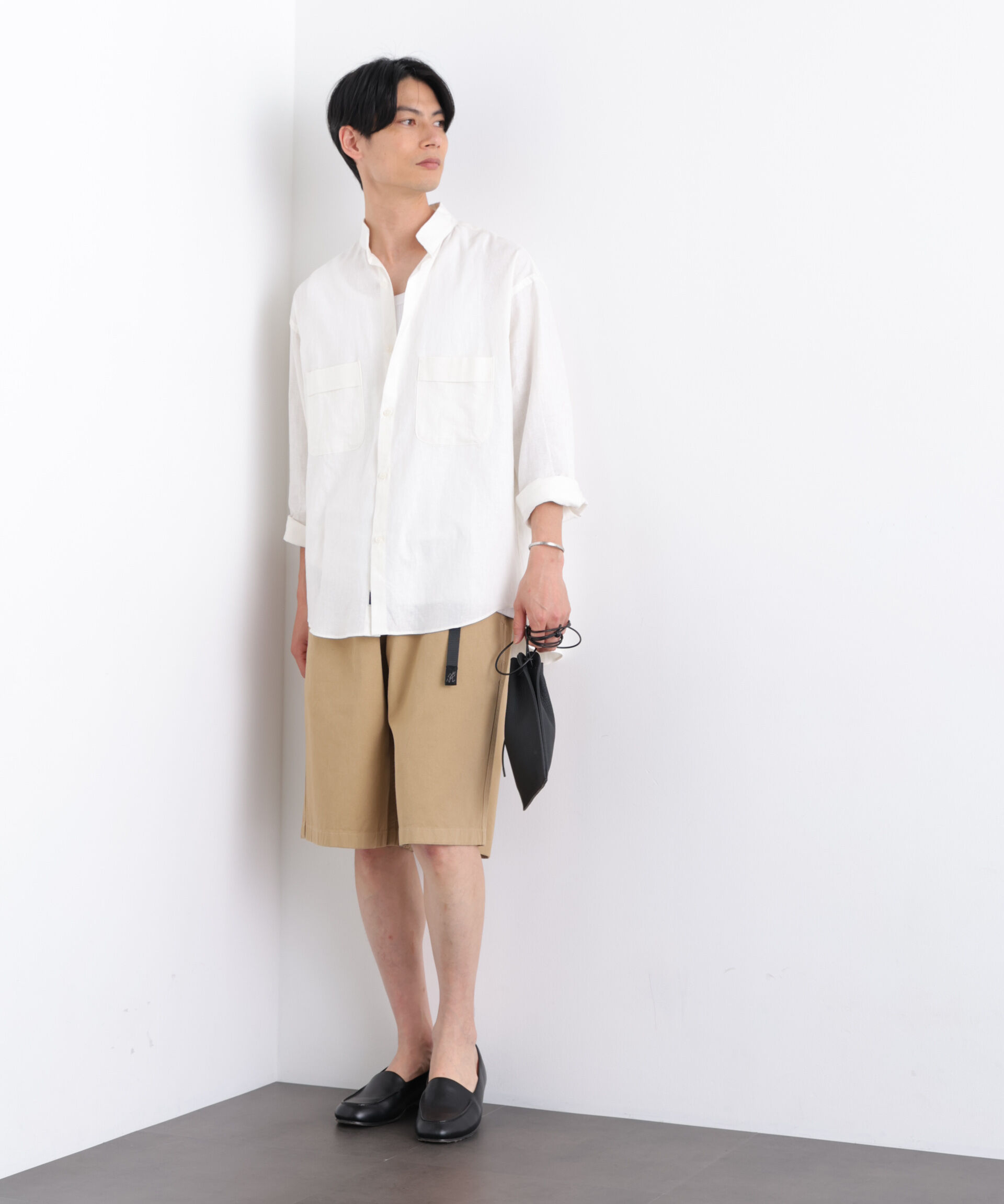 NANO universe「Gramicci/別注 Archive Big Shorts」|チノ|