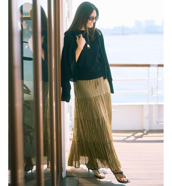 自由区「【SHIHOさん着用・ワンポイントアイテム】オーバルアセチメタル ネックレス」|ネックレス|
