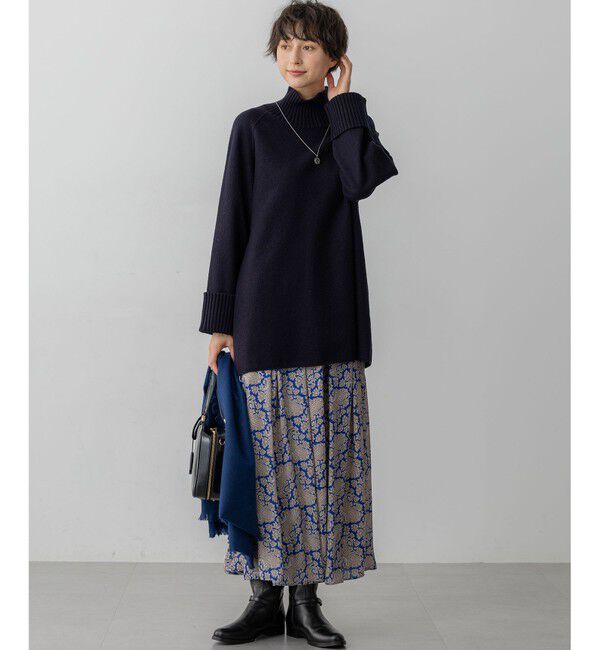 23区「【洗える】Ratti ヴィンテージペイズリープリント スカート」|スカート|