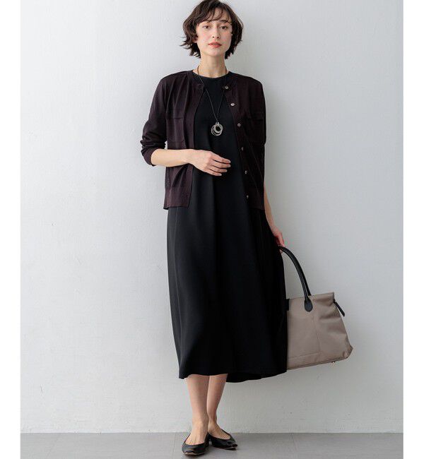 23区「【WEB&一部店舗限定カラーあり】シャイニーシアー フラップポケット カーディガン」|カーディガン|