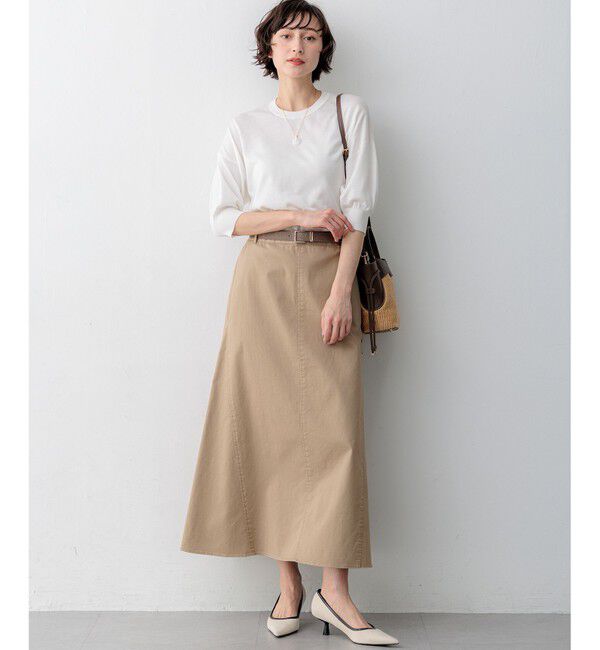 23区「【見上愛さん着用】キュプラコットン プルオーバー ニット」|ニット・セーター|