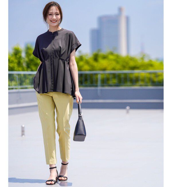 ANY SIS「エアリーストレッチ テーパードパンツ」|その他|