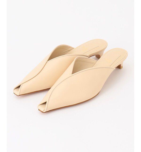 BEIGE,「【一部店舗限定】HENRI EN VARGO / IPINA オープントゥパンプス」|パンプス|Ecru