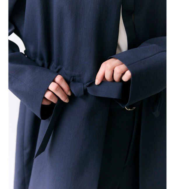 BEIGE,「【ロングセラー・新色追加】PORDIC / ドロスト付きロングスプリングコート」|その他|