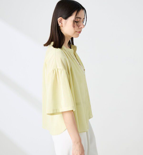 NOLLEY'S「【BECシリーズ】ウォッシャブル袖2ＷAYシアーボイルブラウス」|シャツ・ブラウス|