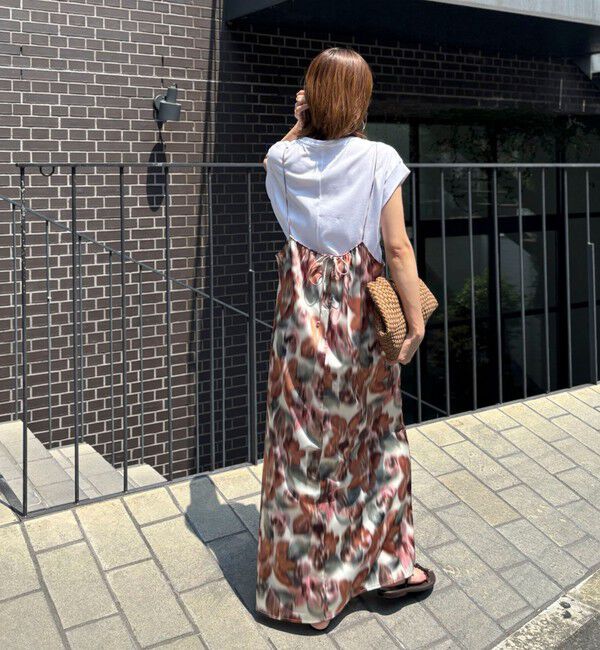 NOLLEY'S「《ノーリーズオリジナル美容Tシャツ》シルクアミノ酸加工オーバーノースリーブ」|Tシャツ・カットソー|