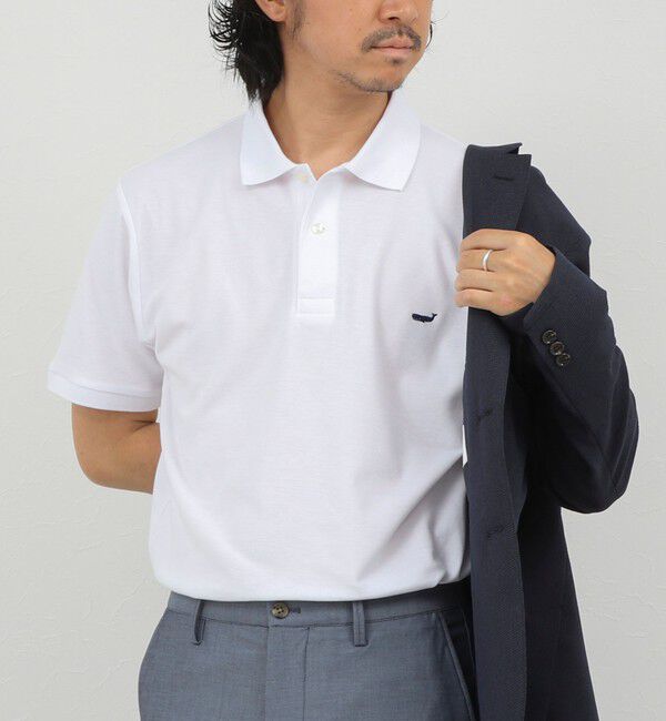 NOLLEY'S goodman「【BECシリーズ】【WEB限定】《ビジカジ対応》クジラ刺繍 ドライカノコユーティリティポロシャツ 26SS」|ポロシャツ|