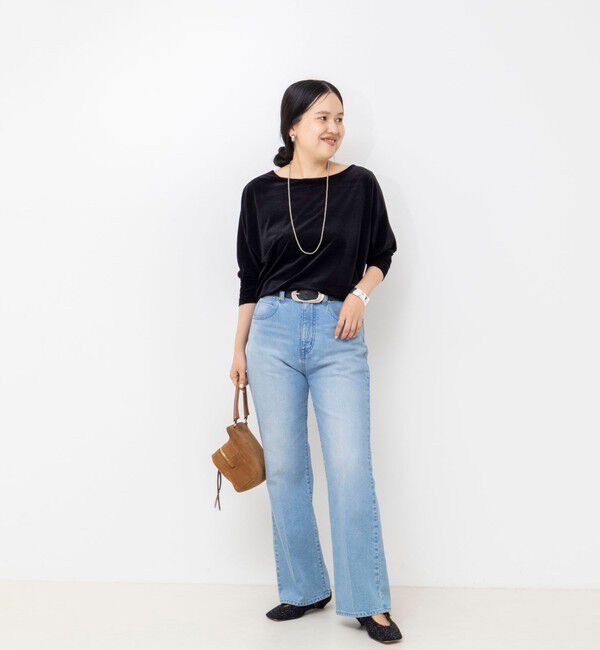 NOLLEY'S sophi「【BECシリーズ】ウォッシャブルベロアドルマン2WAYプルオーバー」|Tシャツ・カットソー|