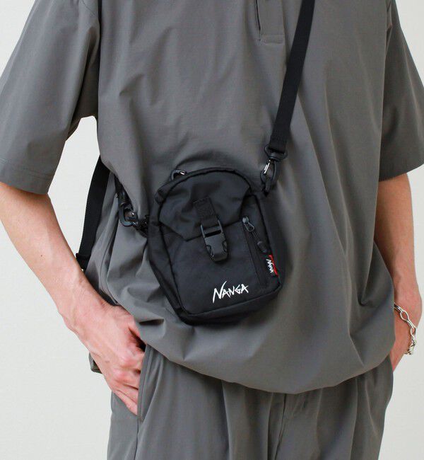 GLOSTER「【NANGA/ナンガ】ECOPAK UR SHOULDER POUCH」|ショルダー・メッセンジャー|ブラック