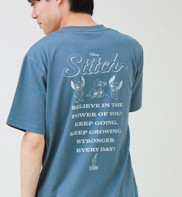 GLOSTER「【ユニセックスで着れる】ベイマックス＆スティッチ バックプリントＴ」|Tシャツ・カットソー|