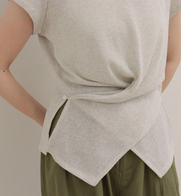 fredy emue「ニットソーカシュクールプルオーバー」|Tシャツ・カットソー|