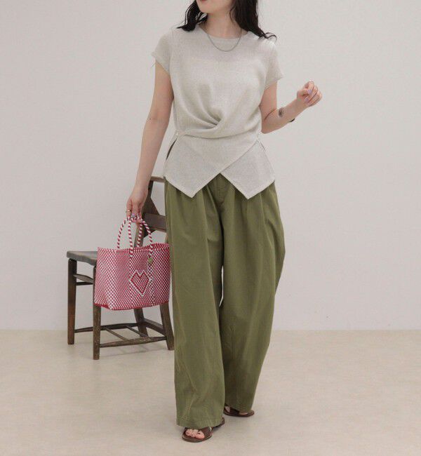 fredy emue「ニットソーカシュクールプルオーバー」|Tシャツ・カットソー|