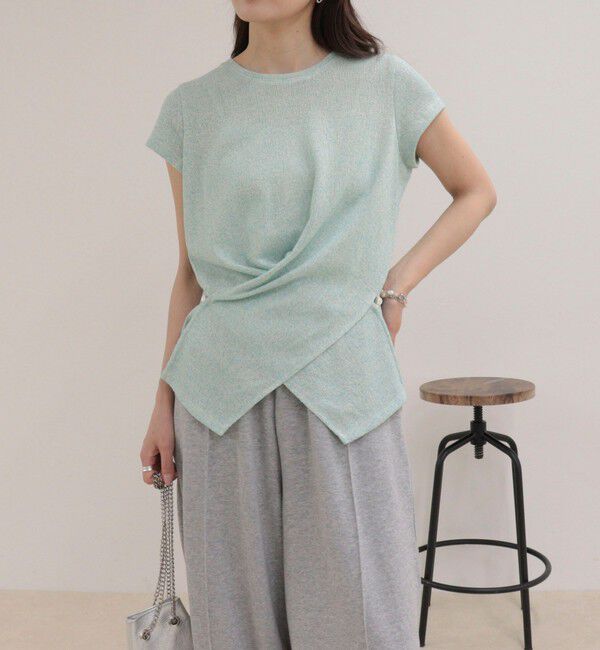 fredy emue「ニットソーカシュクールプルオーバー」|Tシャツ・カットソー|