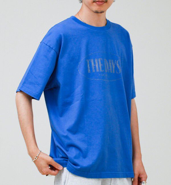 GLOSTER「【THE DAYS/ザ デイ】ORBAL 2 TEE オーバルロゴ Tシャツ リフレクタープリント」|Tシャツ・カットソー|