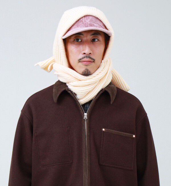 GLOSTER「【ユニセックス】フーディマフラー バラクラバ ニットフードマフラー」|マフラー|