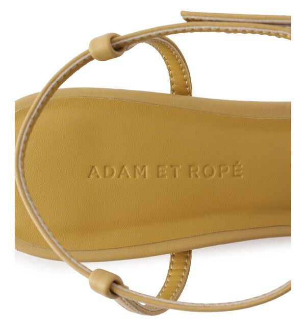 ADAM ET ROPE'「ヒールストラップサンダル」|サンダル|