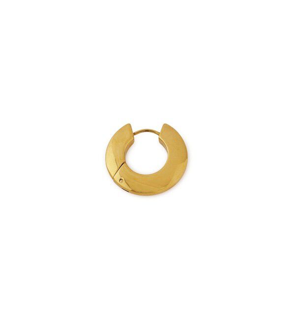ADAM ET ROPE'「フラットフープピアス」|ピアス|
