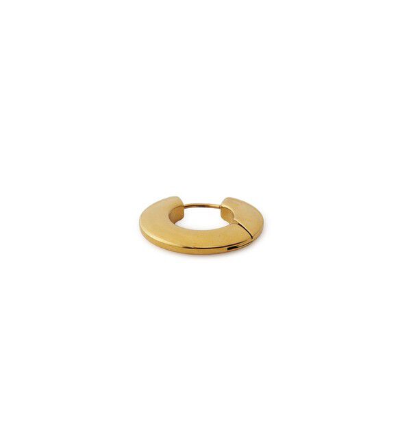 ADAM ET ROPE'「フラットフープピアス」|ピアス|