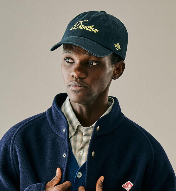 DANTON「DANTON |チノクロス 配色6パネルキャップ UNISEX」|キャップ・キャスケット|NAVY
