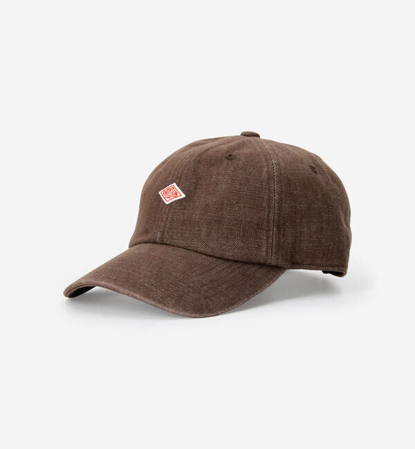 DANTON「DANTON | カラーデニム 6Pキャップ UNISEX」|キャップ・キャスケット|BROWN