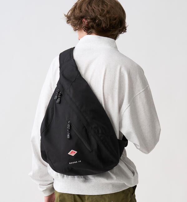 DANTON「DANTON | コーデュラナイロン ワンショルダーバッグ RHONE 14 UNISEX」|リュック|BLACK