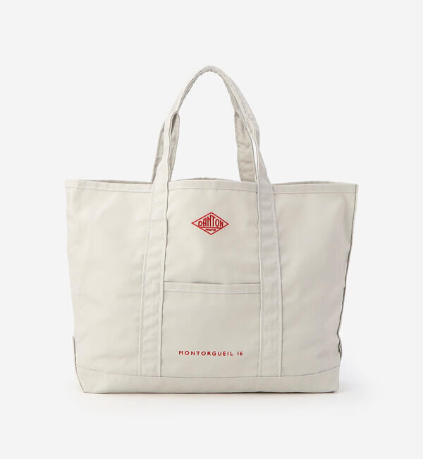 DANTON「DANTON | キャンバス マルシェバッグ MONTORGUEIL UNISEX」|トートバッグ|ECRU