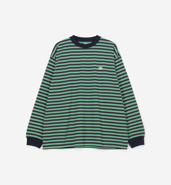 DANTON「DANTON | クルーネック 長袖ボーダーTシャツ MEN」|Tシャツ・カットソー|