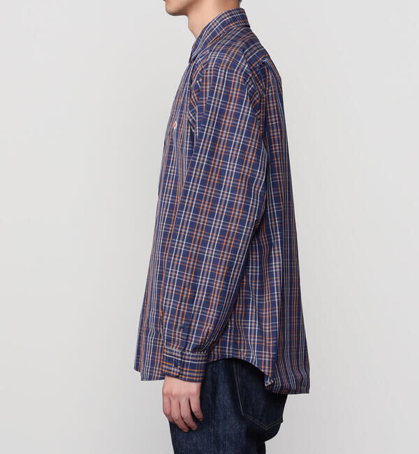 DANTON「DANTON | ナイロンタフタ レギュラーカラー長袖シャツ MEN」|シャツ・ブラウス|