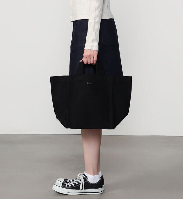 ORCIVAL「ORCIVAL | PVCコットントートバッグ・小 UNISEX」|トートバッグ|BLACK