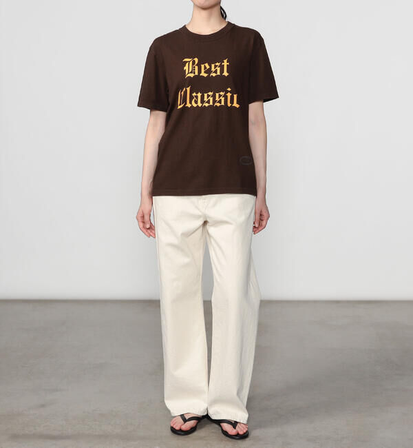  「TANGTANG | 〈別注〉 半袖Tシャツ STATE BEST CLASSIC BROWN WOMEN」|Tシャツ・カットソー|