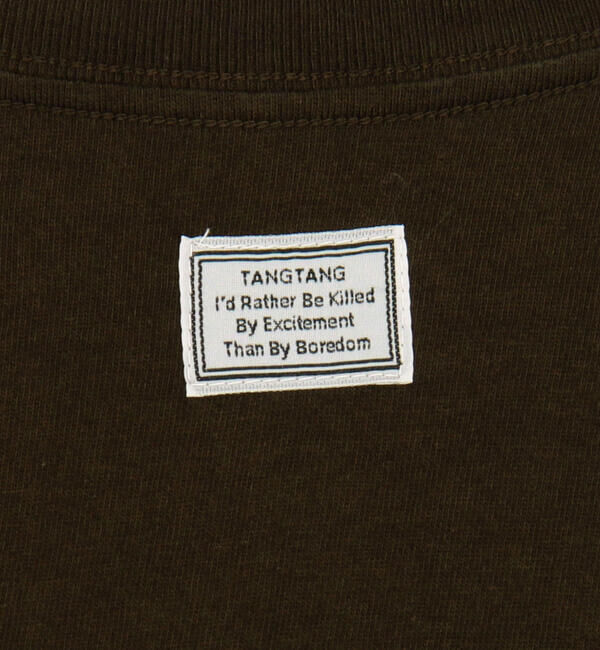  「TANGTANG | 〈別注〉 半袖Tシャツ STATE BEST CLASSIC BROWN WOMEN」|Tシャツ・カットソー|