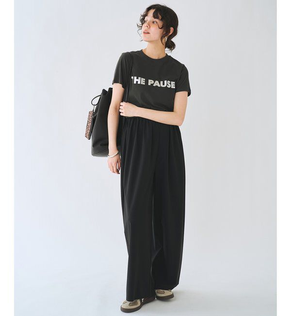 THE PAUSE「＜WEB限定＞【THE PAUSE】THE PAUSEメタリックTシャツ」|Tシャツ・カットソー|