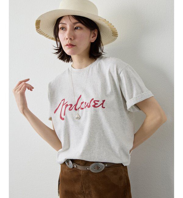  「クラックプリントTシャツ」|Tシャツ・カットソー|