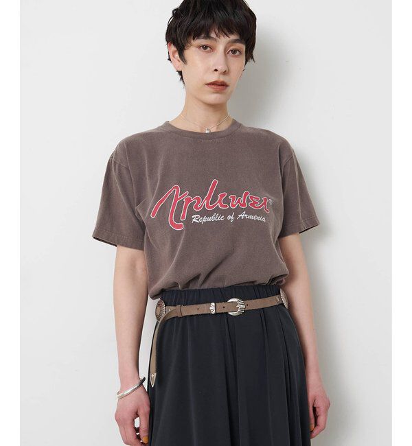  「クラックプリントTシャツ」|Tシャツ・カットソー|