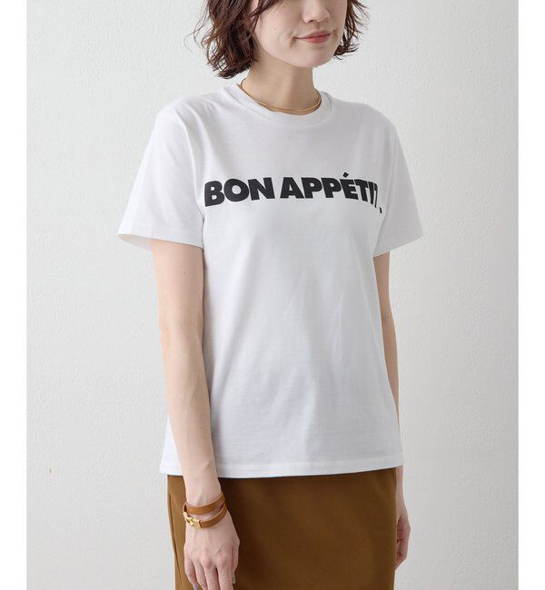 Drawing Numbers「【Drawing Numbers】ボナペティプリントTシャツ」|Tシャツ・カットソー|