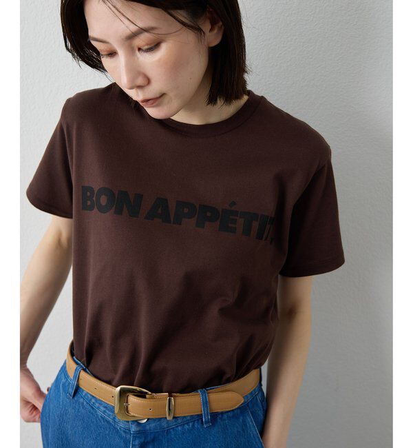 Drawing Numbers「【Drawing Numbers】ボナペティプリントTシャツ」|Tシャツ・カットソー|