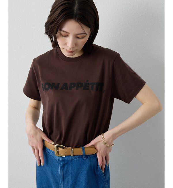 Drawing Numbers「【Drawing Numbers】ボナペティプリントTシャツ」|Tシャツ・カットソー|