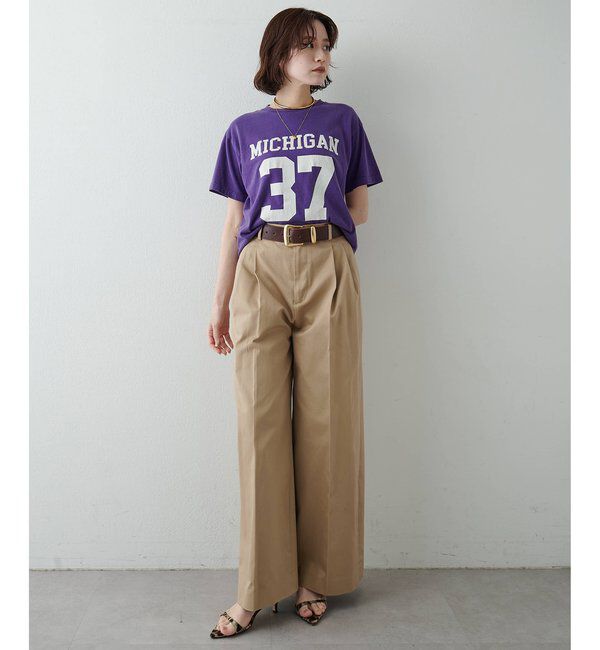  「フロントナンバーTシャツ」|Tシャツ・カットソー|