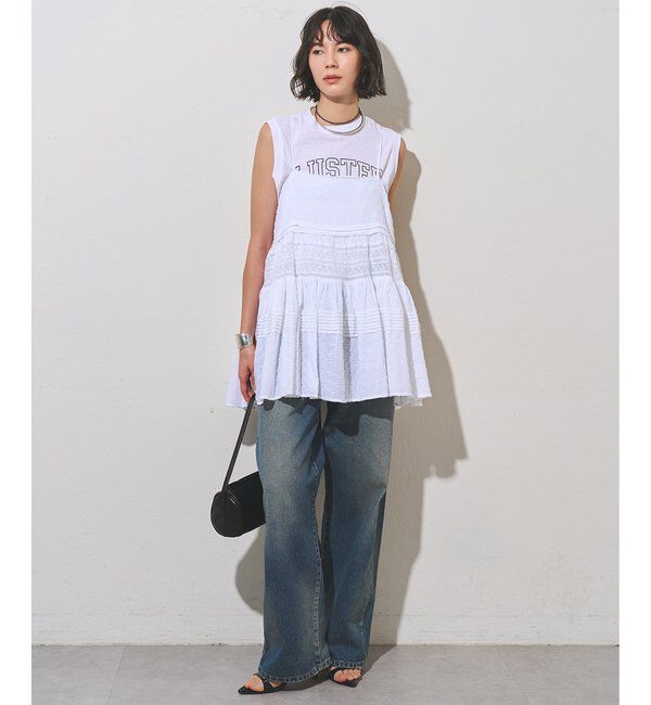  「ノースリーブロゴTシャツ」|Tシャツ・カットソー|